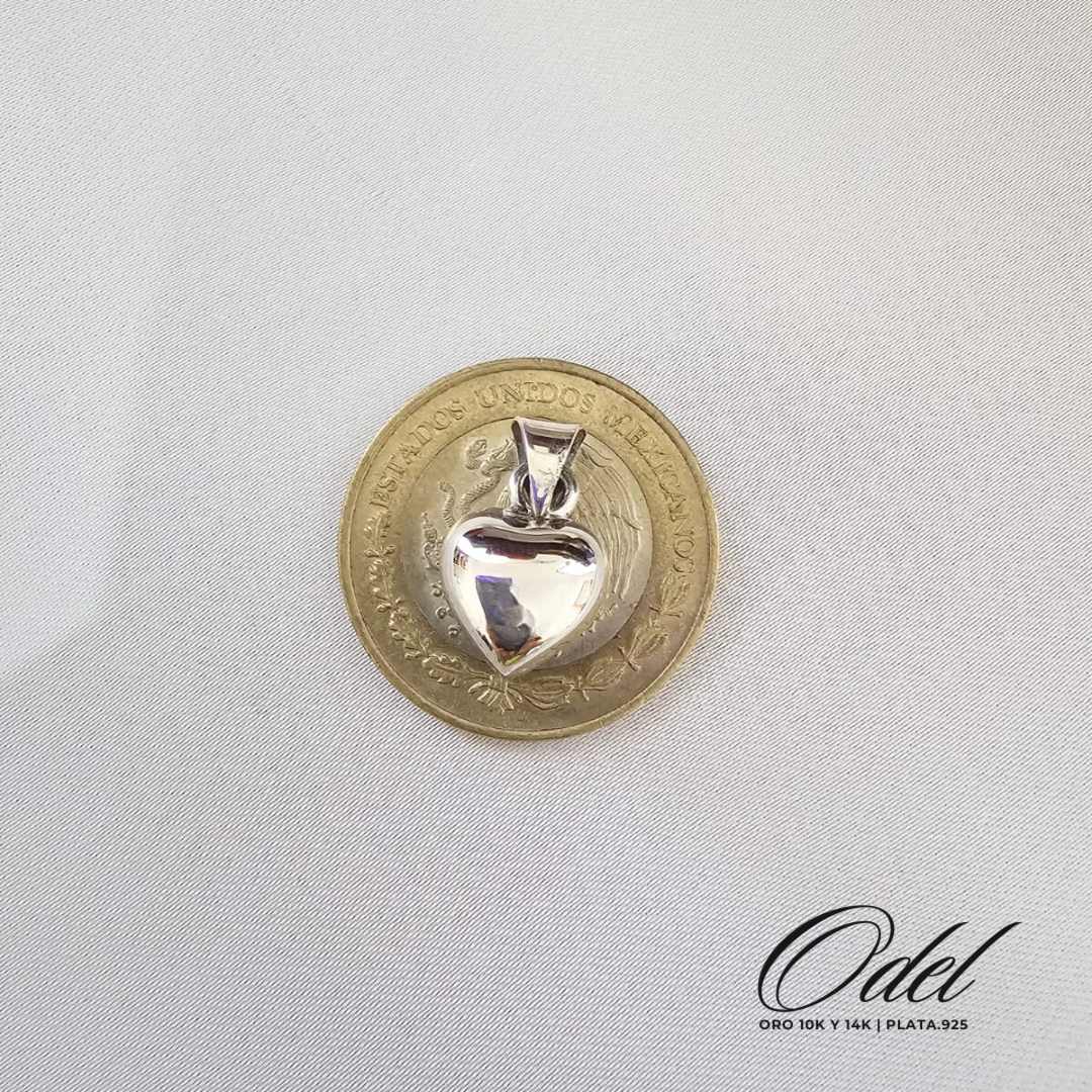 Dije de corazón en plata .925 – delicado y romántico