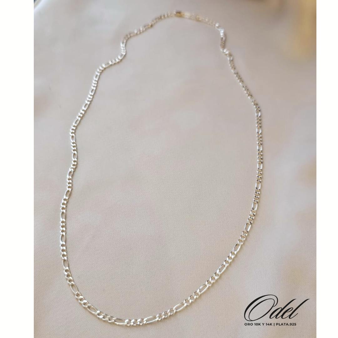 Cadena tipo Cartier en plata .925 – 60 cm clásica y versátil
