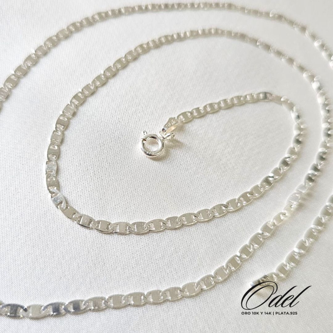 Cadena Gucci espejo de plata .925 – 60 cm de largo