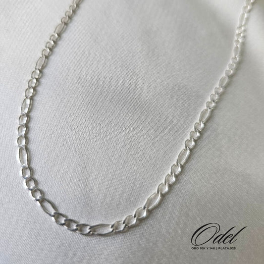 Cadena tipo Cartier en plata .925 – 55 cm x 3 mm, ideal para dijes