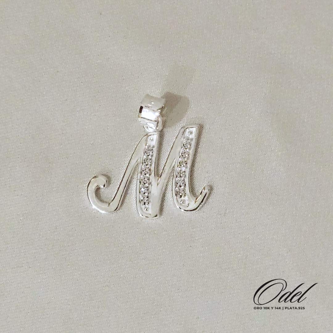Letras Cursivas Dije Plata .925