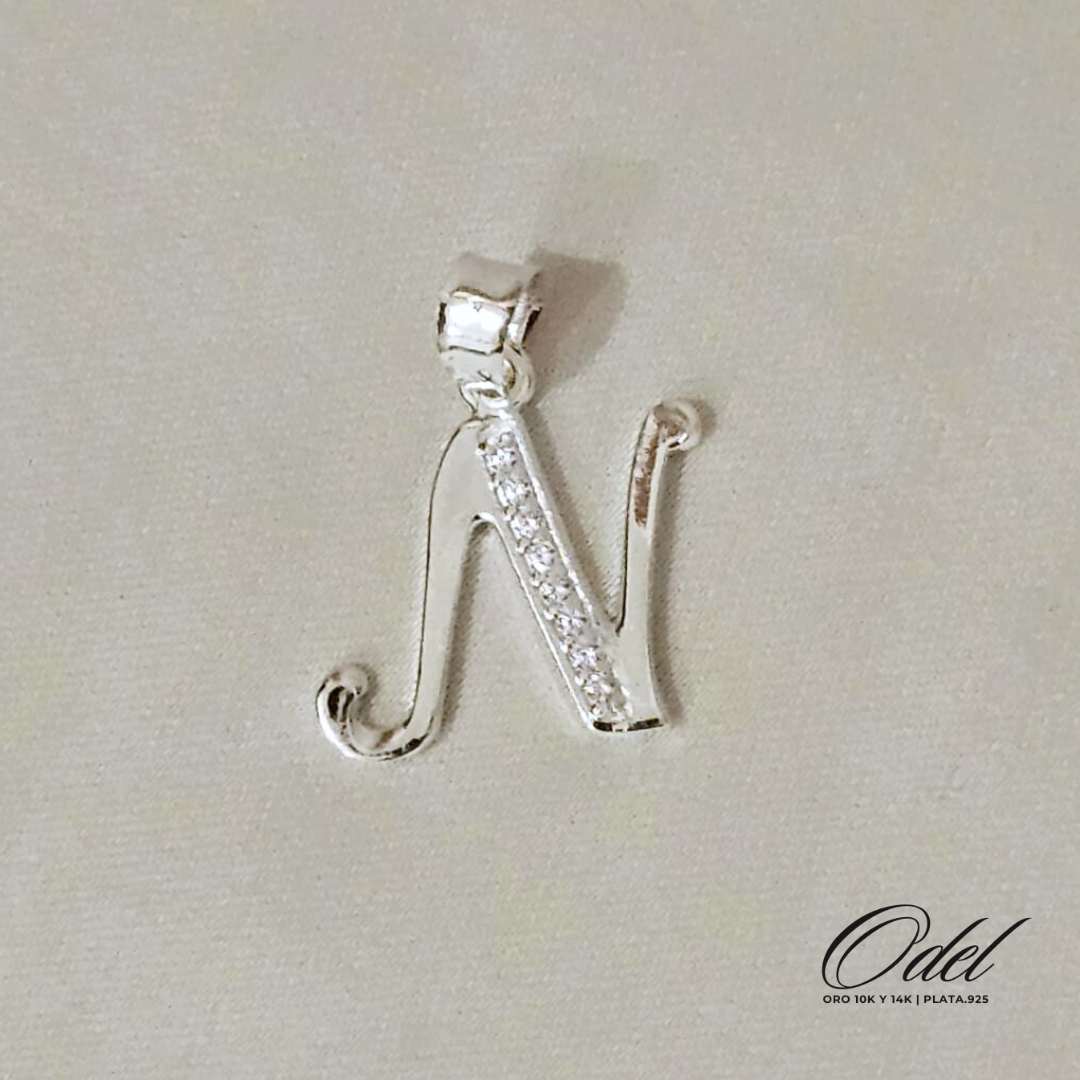 Letras Cursivas Dije Plata .925