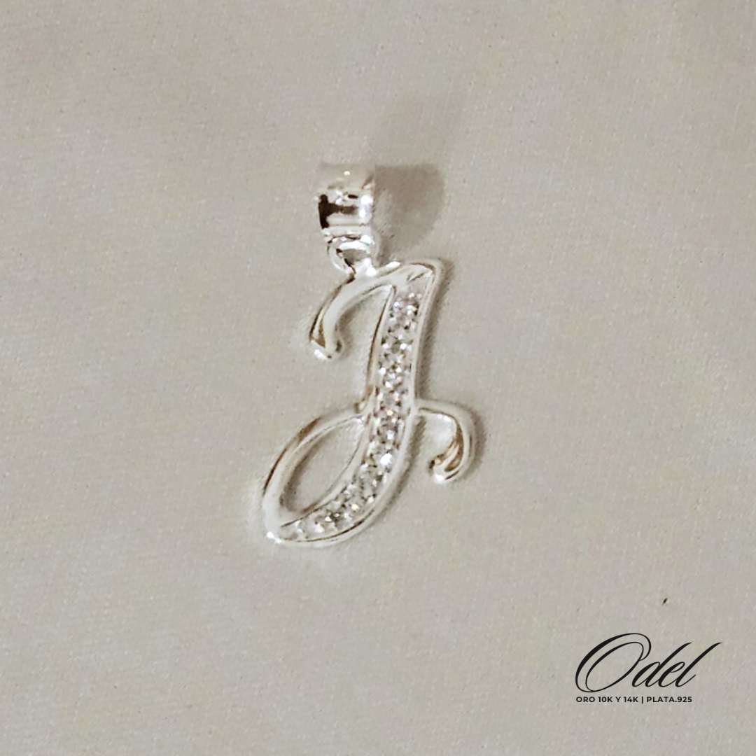 Letras Cursivas Dije Plata .925