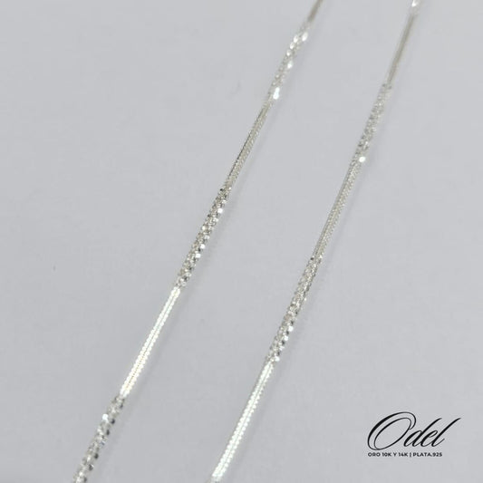 Gargantilla Figaro en plata .925 – 40 cm elegante y delgada