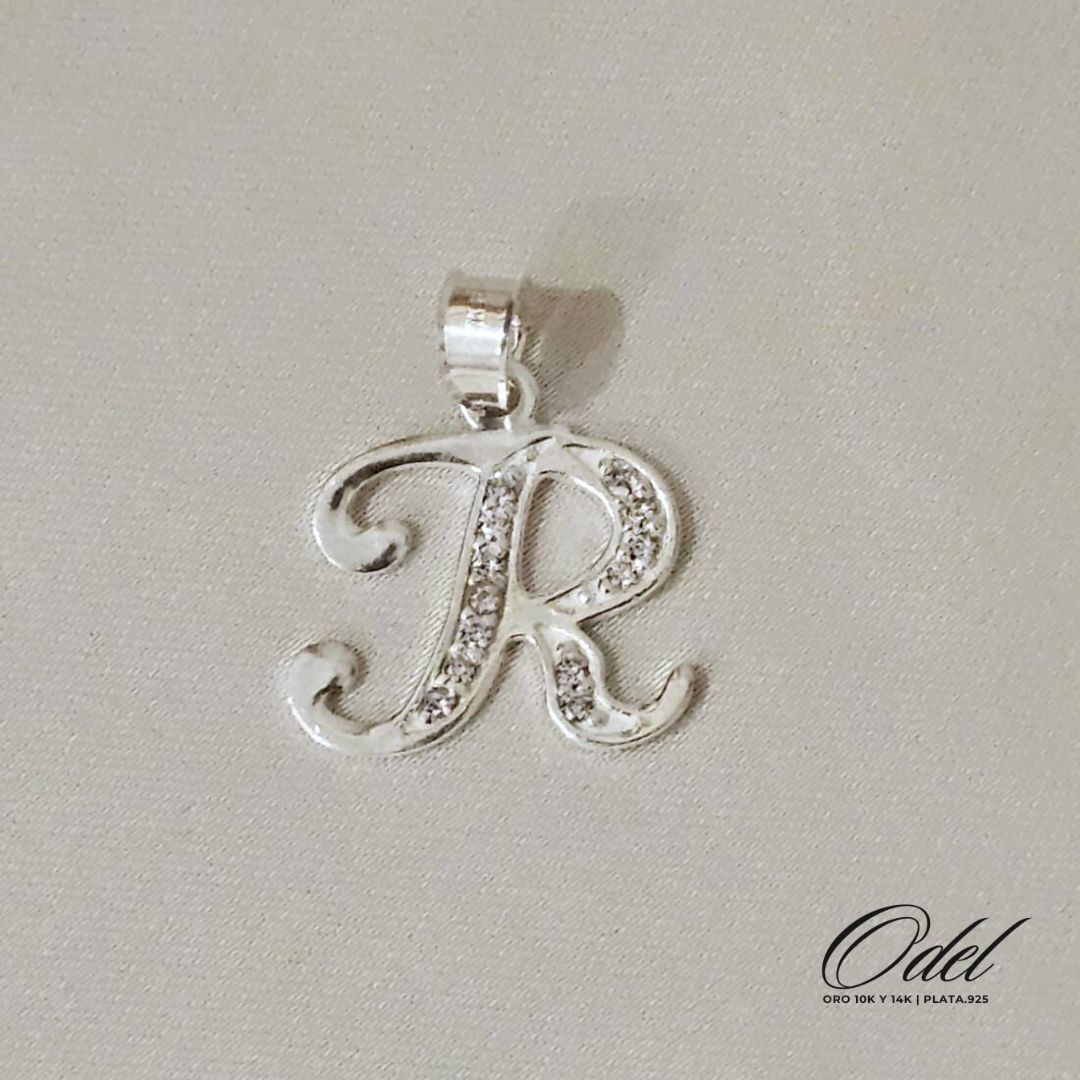 Letras Cursivas Dije Plata .925