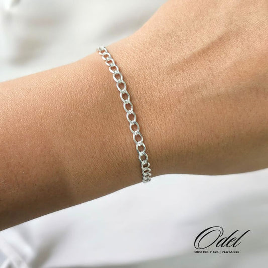 Pulso Barbado 18.5cm - Plata .925