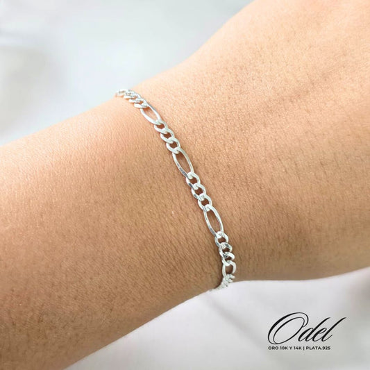 Pulsera tipo Cartier en plata .925 – 18 cm clásica y elegante