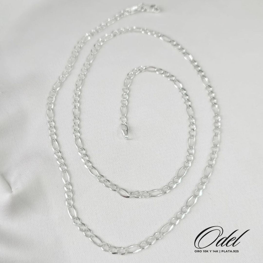 Cadena tipo Cartier 70cm - Plata .925
