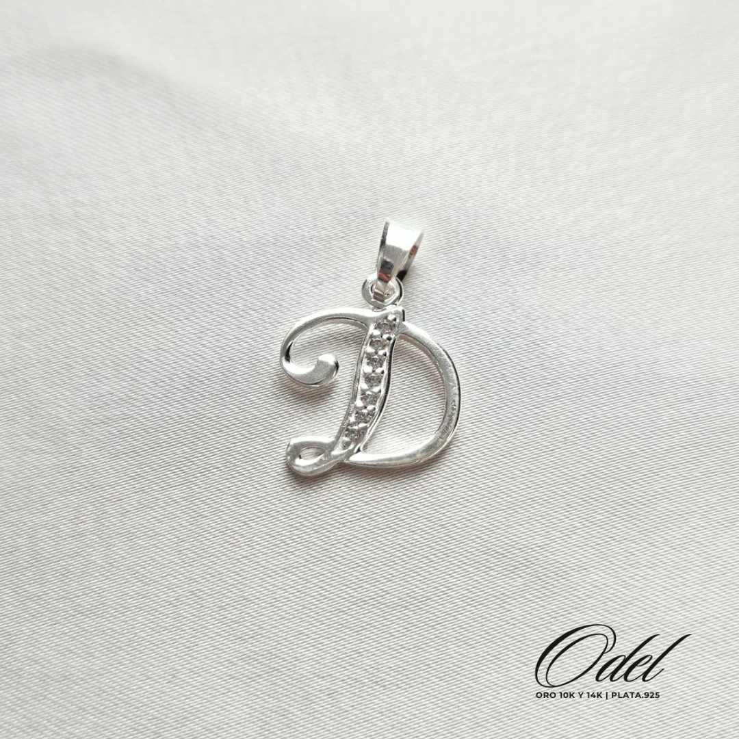 Letras Cursivas Dije Plata .925