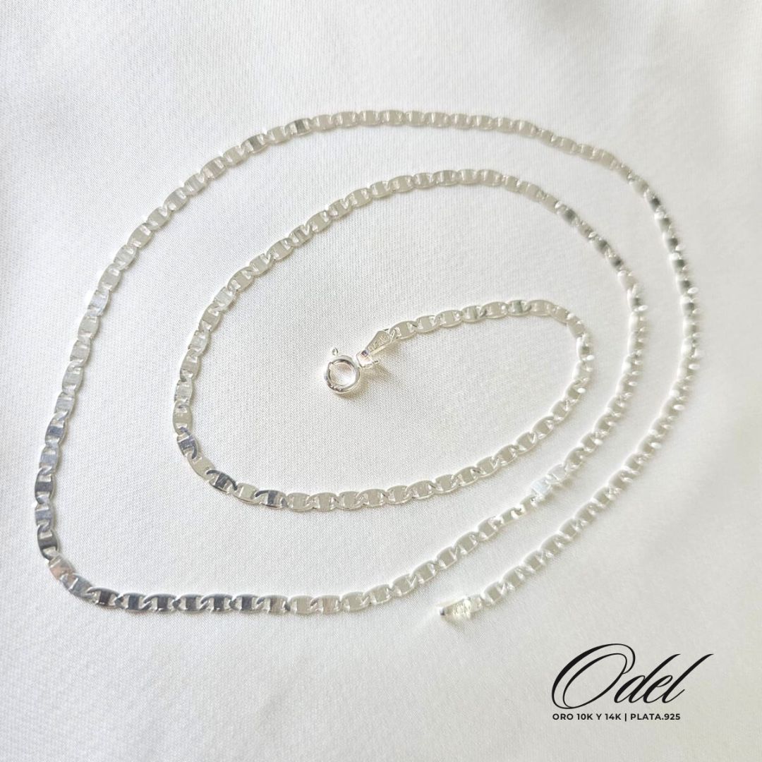 Cadena Gucci espejo de plata .925 – 60 cm de largo