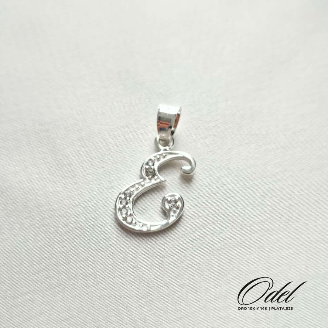 Letras Cursivas Dije Plata .925