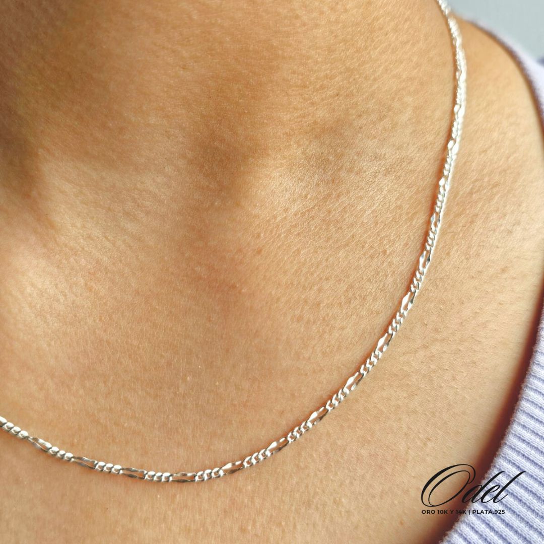 Cadena tipo Cartier delgada en plata .925 - 45cm