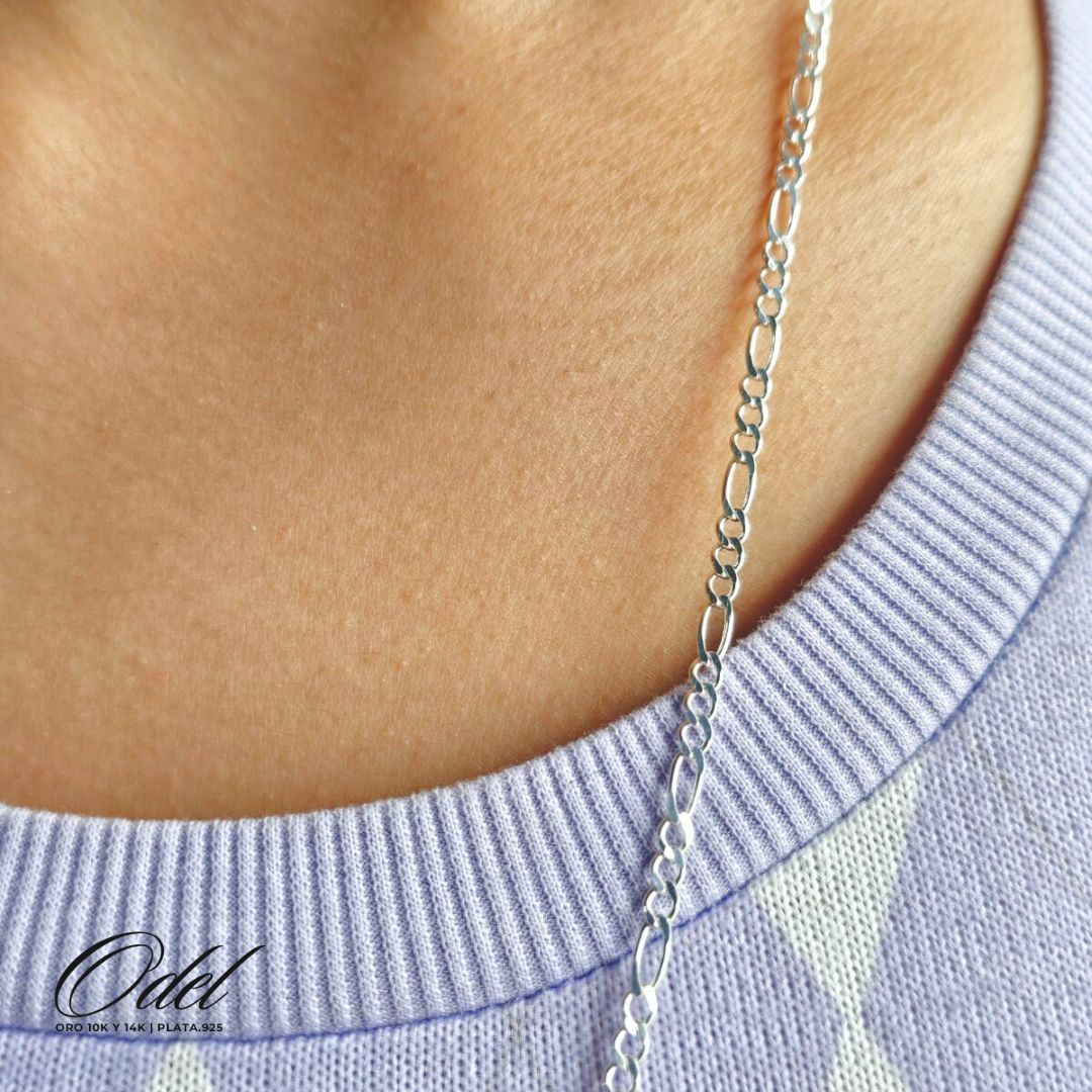 Cadena tipo Cartier 70cm - Plata .925