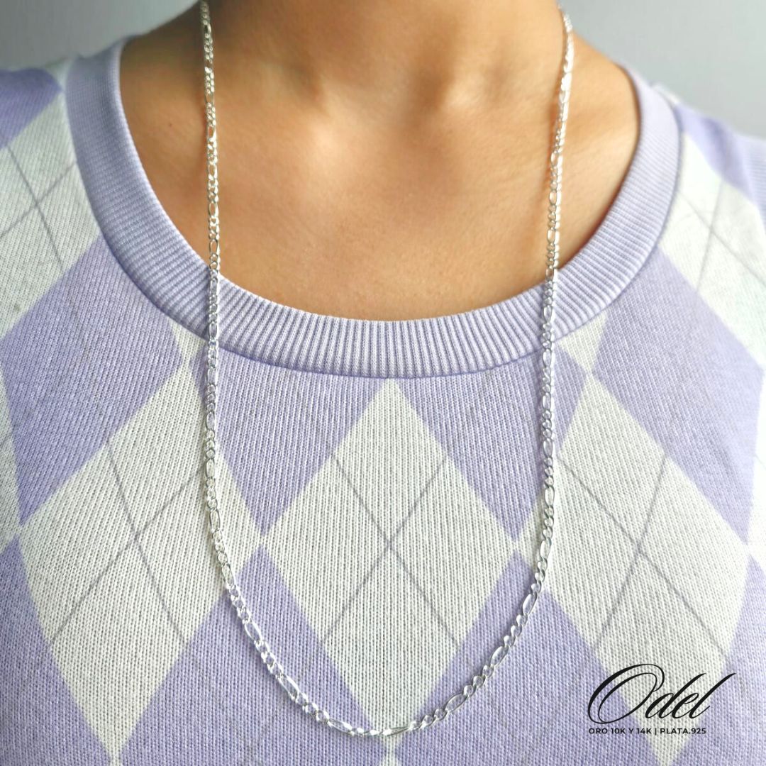 Cadena tipo Cartier 70cm - Plata .925