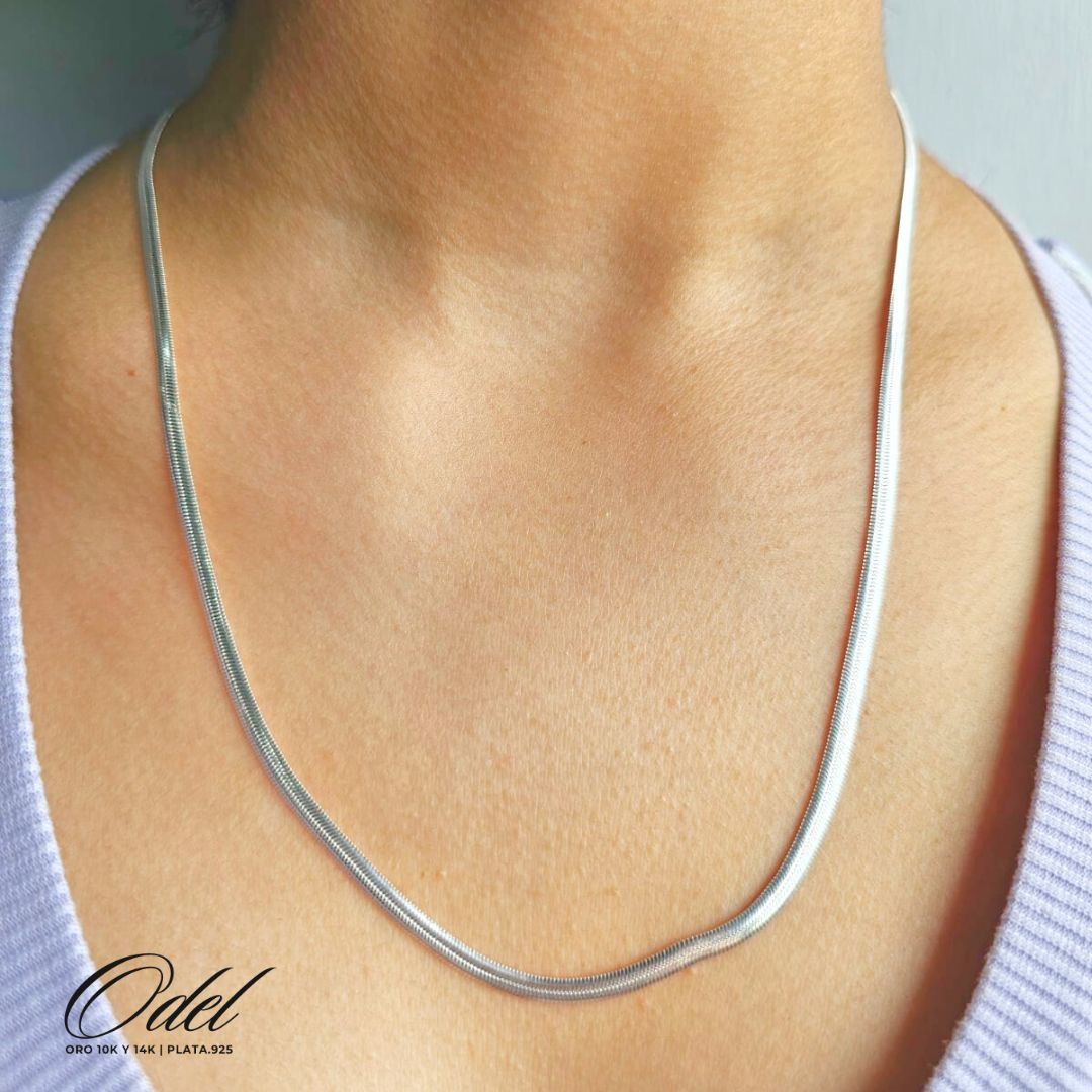 Cadena Panza de Vibora - Plata .925