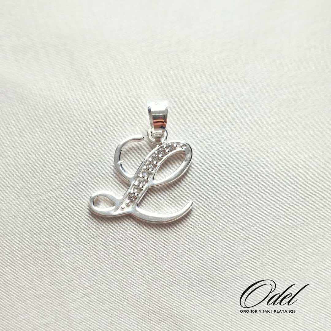 Letras Cursivas Dije Plata .925