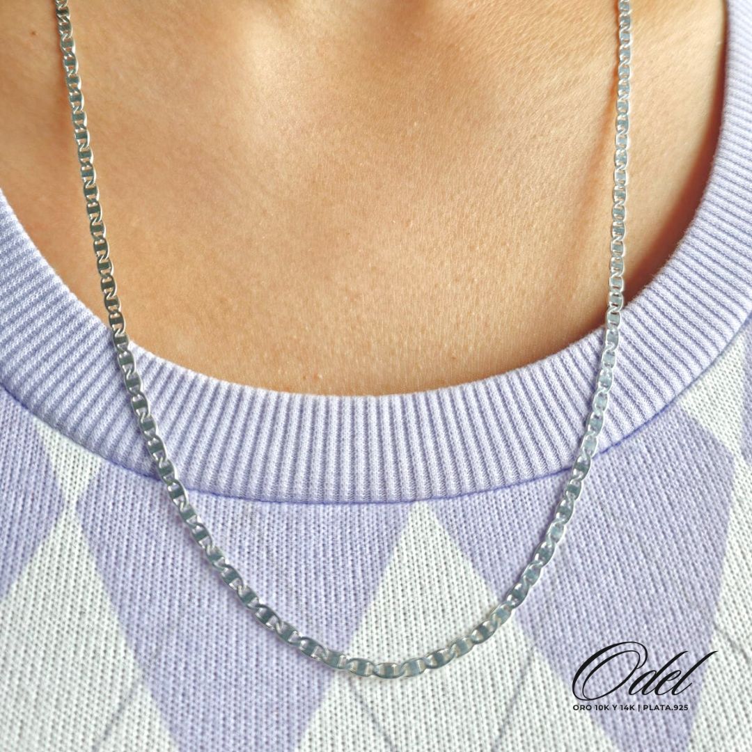 Cadena Gucci espejo de plata .925 – 60 cm de largo