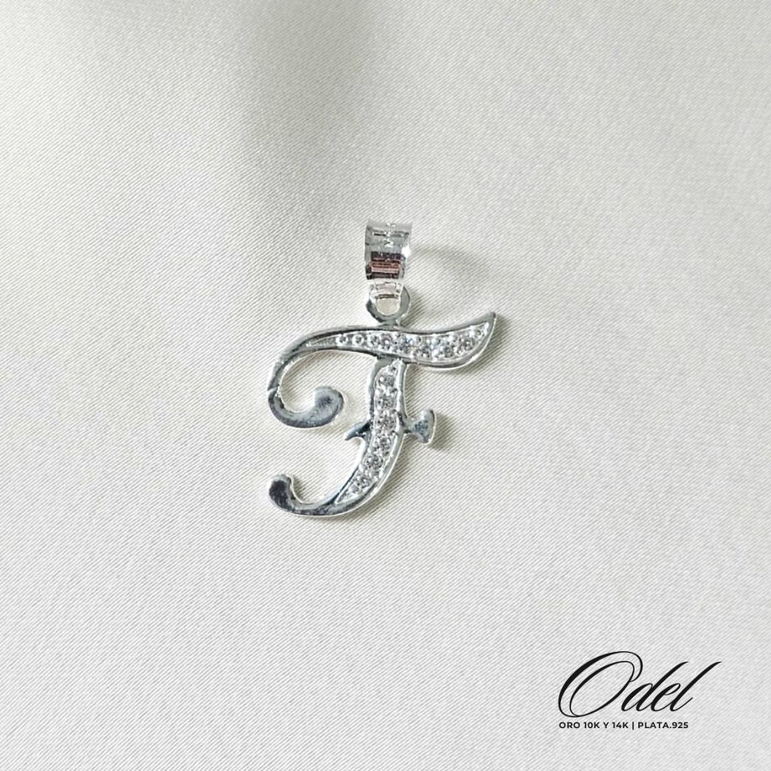 Letras Cursivas Dije Plata .925