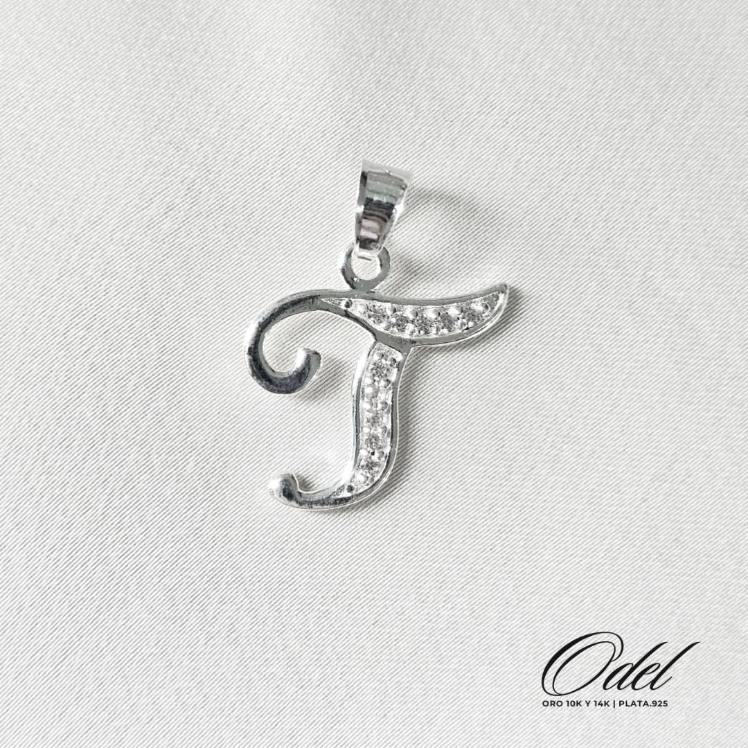 Letras Cursivas Dije Plata .925