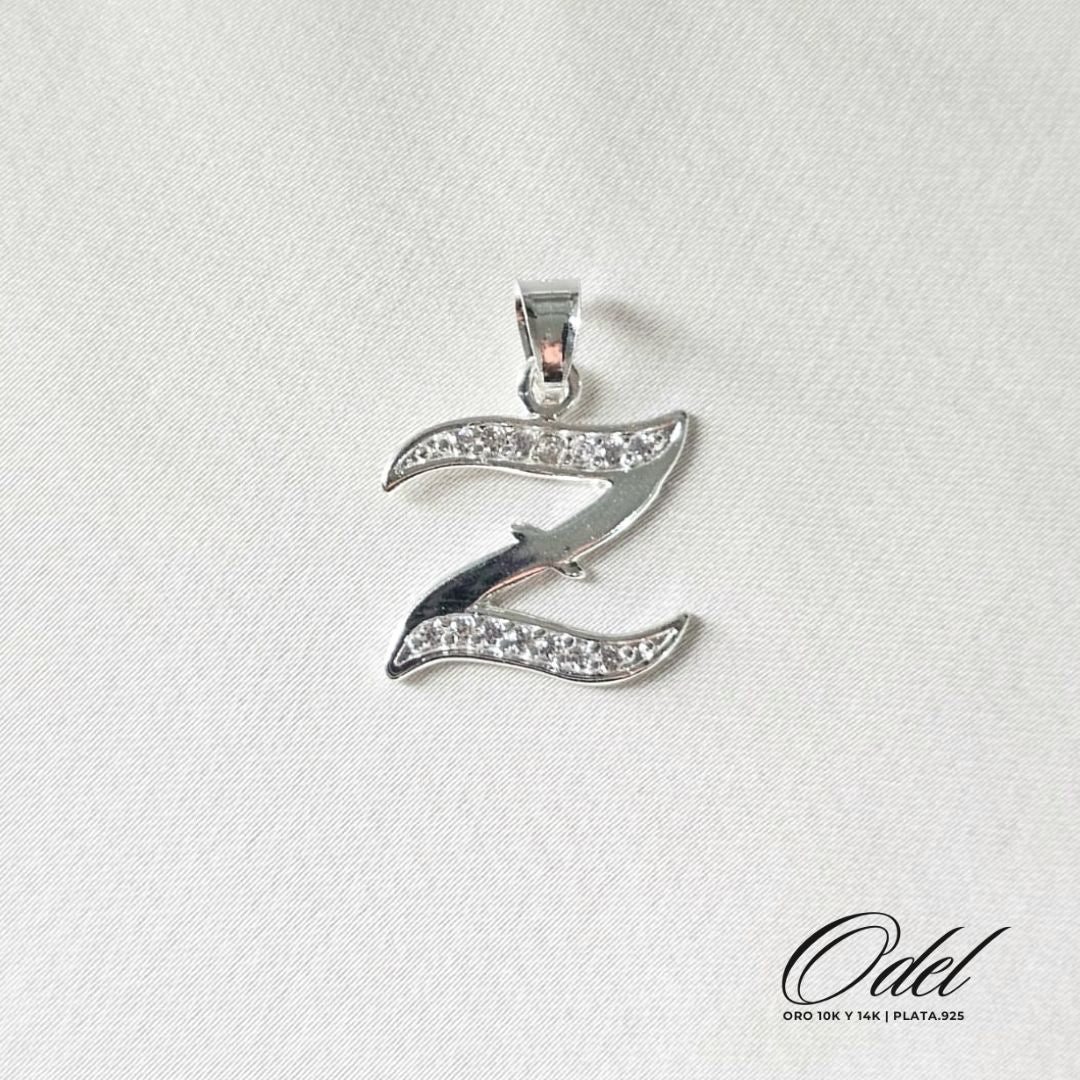 Letras Cursivas Dije Plata .925