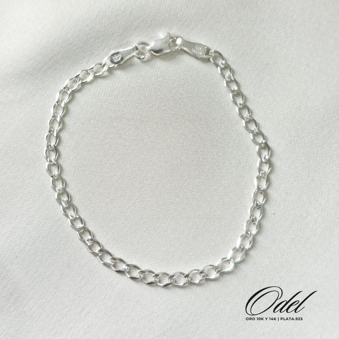 Pulso Barbado 18.5cm - Plata .925