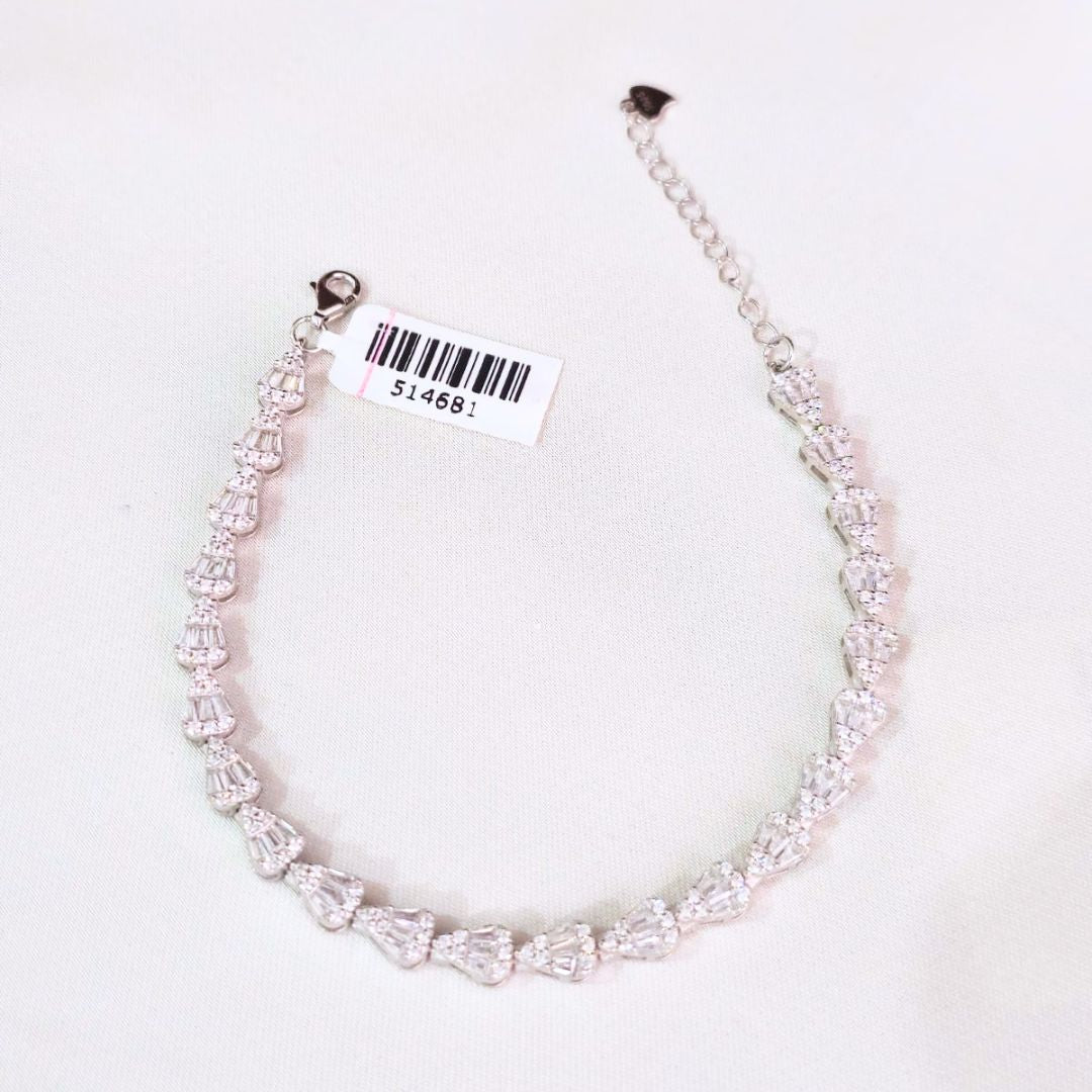 Pulso zirconias Plata .925